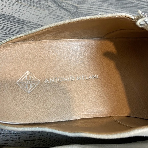 Antonio Melani Lorra Rhinestone Metallic Leather Sneaker Mule - Picture 8 of 15